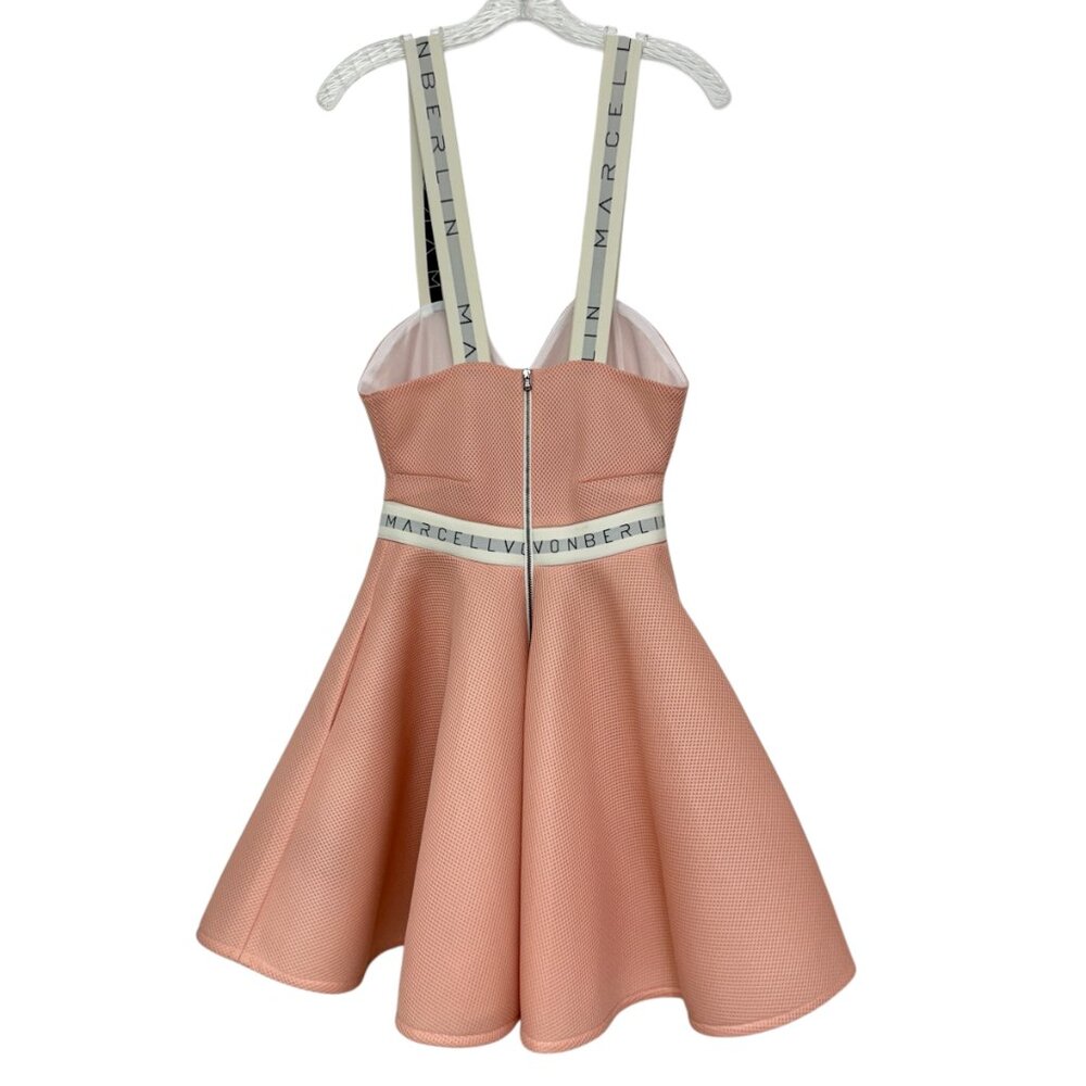 NWT Marcell Von Berlin Neoprene Blush Rose Prom Homecoming Dress Women's sz 6 - Picture 5 of 12